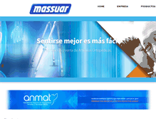 Tablet Screenshot of massuar.com.ar